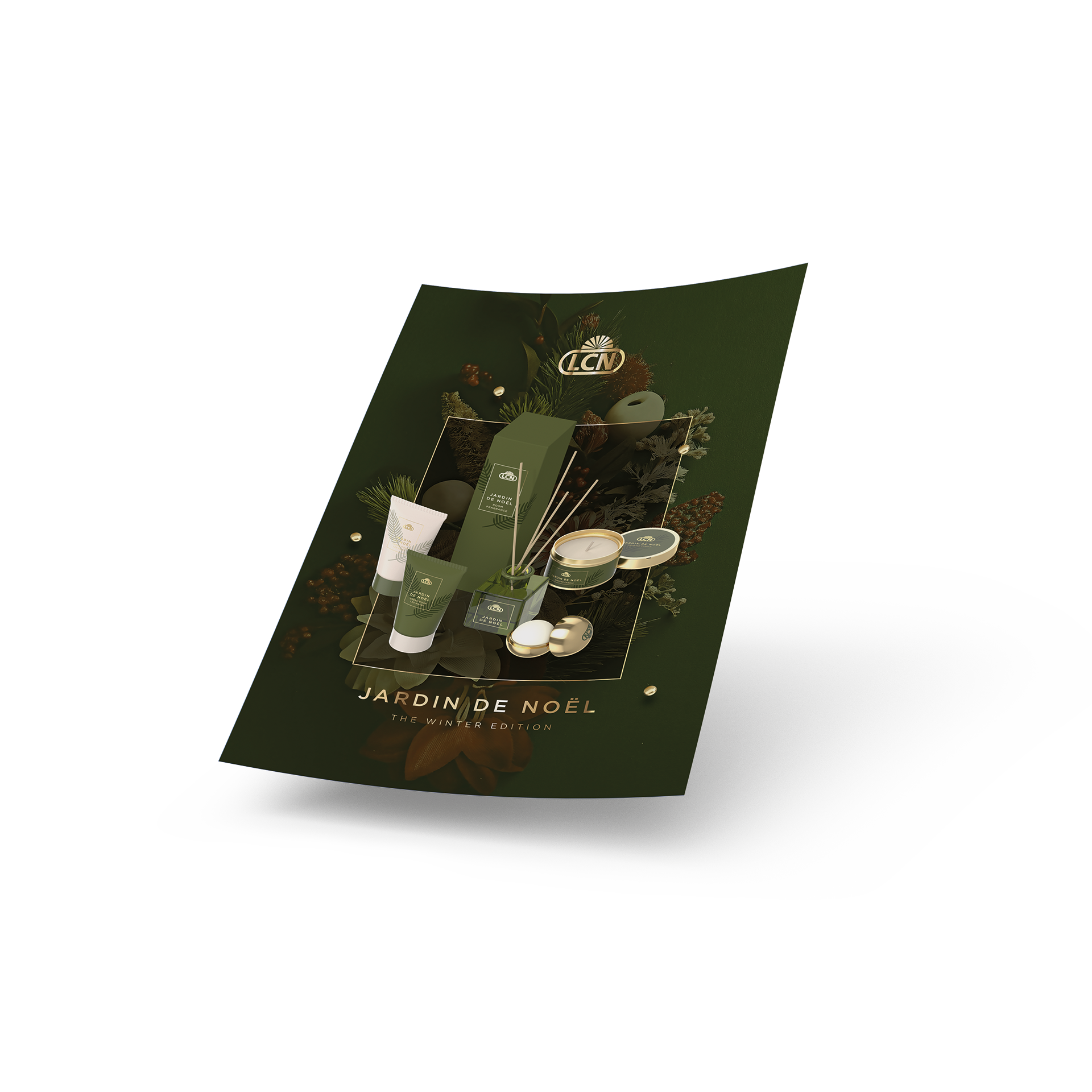 Christmas Jardin De Noel Poster A1