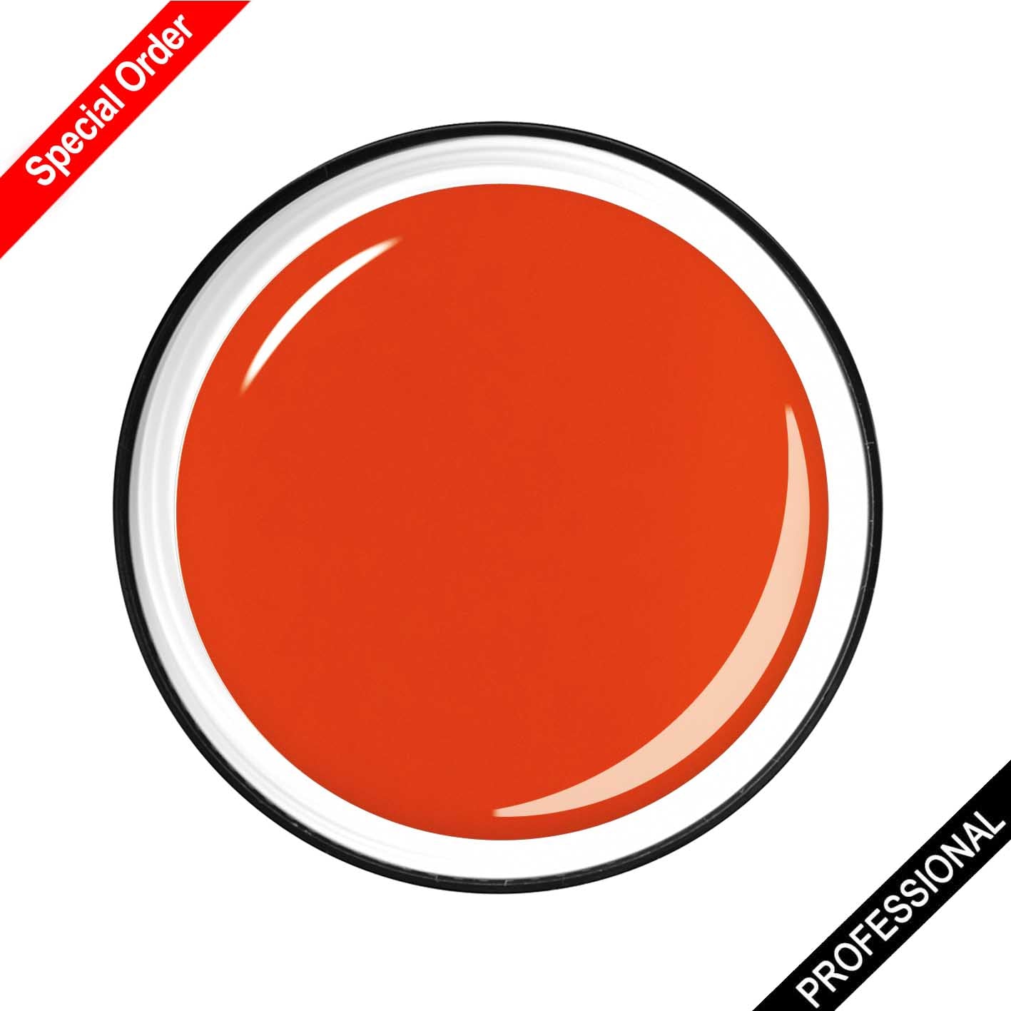 5 - Orange Red Colour Gel 5ml